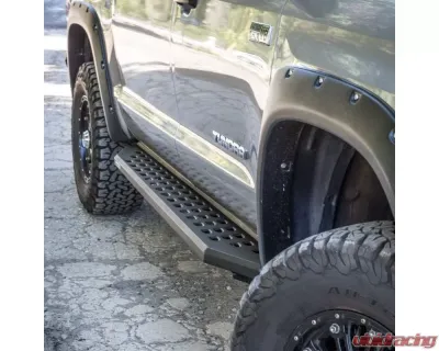 Go Rhino Textured Black RB20 Running Boards w/Mounting Brackets Kit Toyota Tundra Crew Max 2022-2024 - 69443687PC