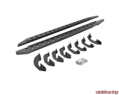 Go Rhino Bedliner Coating RB20 Slim Line Running Boards w/Mounting Bracket Kit Toyota Tundra Crew Cab 2022-2024 - 69443687ST