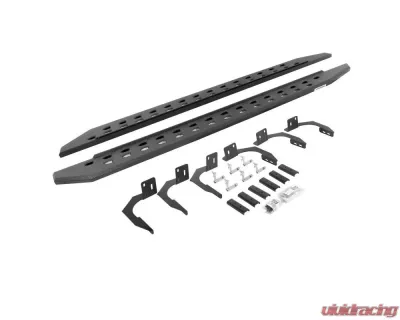 Go Rhino Bedliner Coating RB20 Slim Line Running Boards w/ Mounting Brackets Kit Jeep Gladiator 2020-2023 - 69451687ST