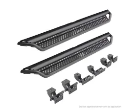 Go Rhino Dominator Extreme D1 SideSteps Complete Kit w/SideStep + Brackets Toyota Tundra Crew Max 2022+