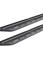 Go Rhino 6" Textured Black Dominator Xtreme D6 Side Steps w/Mounting Brackets Kit Toyota Tundra Double Cab 2022-2024                                     - D64435T - Image 2