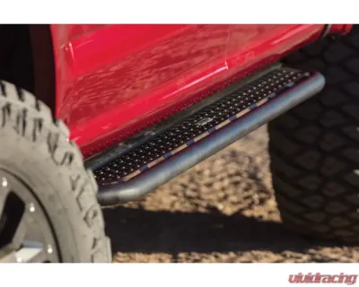 Go Rhino 6" Textured Black Dominator Xtreme D6 Side Steps w/Mounting Brackets Kit Toyota Tundra Double Cab 2022-2024 - D64435T