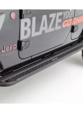 Go Rhino Textured Black Dominator Xtreme DSS Side Steps w/Brackets Kit Toyota Tundra Double Cab 2022-2024                                     - DSS4435T - Image 5