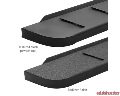 Go Rhino Galvanized Steel Galvanized Steel 87" Black Textured RB10 Running Boards Bar Ram | Dodge | Chevrolet | Ford | Toyota | GMC 4 Door Pickup - 630087PC