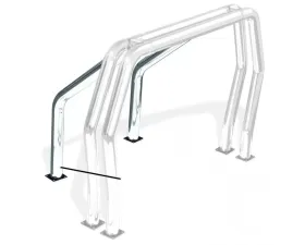 Go Rhino Chrome Kickers Bed Bar Isuzu | Jeep | GMC | Ford | Nissan | Toyota | Mazda