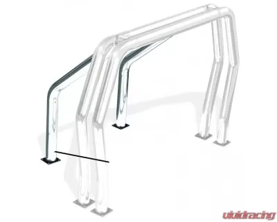 Go Rhino Chrome Kickers Bed Bar Isuzu | Jeep | GMC | Ford | Nissan | Toyota | Mazda - 9390C