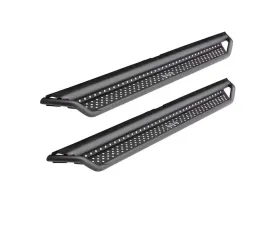 Go Rhino Black Textured 52" Dominator Extreme D1 Side Steps Bar Jeep Wrangler 2007+