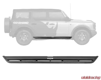 Go Rhino Dominator Extreme DS SideSteps Complete Kit for Ford Bronco 2021-2023, Black - DS4129T