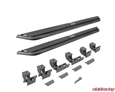 Go Rhino Dominator Extreme DS SideSteps Complete Kit for Ford Bronco 2021-2023, Black - DS4129T