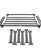 Go Rhino Textured Black Box 1 Mid-Size Trucks XRS Overland Xtreme Rack Chevrolet | GMC | Ford 2005-2023                                     - 5951000T-01 - Image 16