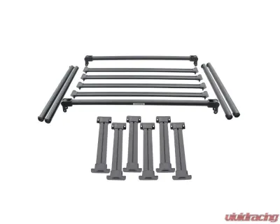 Go Rhino Textured Black Box 1 Mid-Size Trucks XRS Overland Xtreme Rack Chevrolet | GMC | Ford 2005-2023 - 5951000T-01