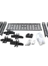 Go Rhino Textured Black Box 2 Mid-Size Trucks XRS Overland Xtreme Rack Chevrolet | GMC | Ford 2005-2023                                     - 5951000T-02 - Image 16