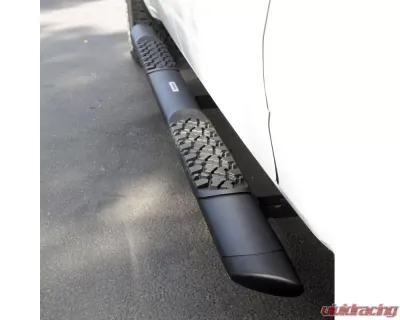 Go Rhino Textured Black V-Series V3 Aluminum Side Steps w/Mounting Brackets Kit Toyota Tundra 2022-2024 - V3443687T