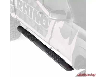 Go Rhino Textured Black V-Series V3 Aluminum Side Steps w/Mounting Brackets Kit Toyota Tundra 2022-2024 - V3443687T