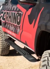 Go Rhino Textured Black V-Series V3 Aluminum Side Steps w/Mounting Brackets Kit Toyota Tundra 2022-2024                                     - V3443687T - Image 9