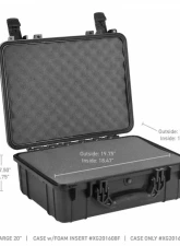 Go Rhino 20" Large Box Xventure Gear Hard Case With Foam                                     - XG201608F - Image 3
