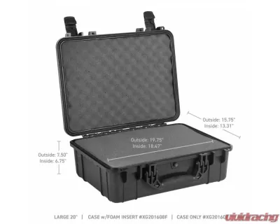 Go Rhino 20" Large Box Xventure Gear Hard Case With Foam - XG201608F