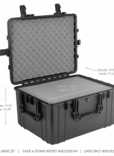 Go Rhino 25" X-Large Xventure Gear Hard Case with Foam, IP67 Waterproof, Dustproof, U.S.A. Made                                     - XG252014F - Image 4