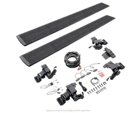 Go Rhino E1 Electric Running Board Kit Bedliner Coating Chevrolet Silverado | GMC Sierra 1500 | 2500 | 3500 2007-2013