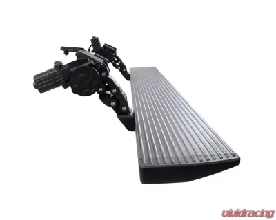 Go Rhino E1 Electric Running Board Kit Textured Black Chevrolet Silverado | GMC Sierra 1500 | 2500 | 3500 Crew Cab 2019-2023 - 20404887PC