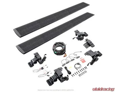 Go Rhino E1 Electric Running Board Kit Bedliner Coating Dodge | Ram 1500 4dr Crew Cab Pickup 2009-2023 - 20420687T