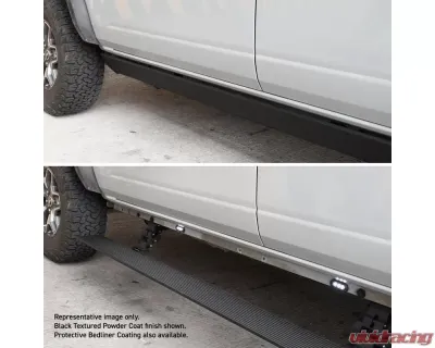 Go Rhino E1 Electric Running Board Kit Bedliner Coating Dodge | Ram 1500 4dr Crew Cab Pickup 2009-2023 - 20420687T