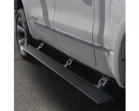 Go Rhino E1 Electric Running Board Kit Bedliner Coating Ram 1500 4dr Crew Cab Pickup 2019-2023