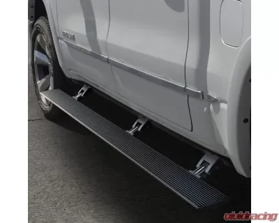 Go Rhino E1 Electric Running Board Kit Bedliner Coating Ram 1500 4dr Crew Cab Pickup 2019-2023 - 20436687T