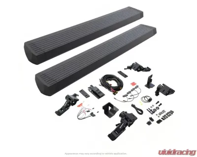 Go Rhino E1 Electric Running Board Kit Textured Black for Jeep Wrangler 2007-2018 - 20450572PC
