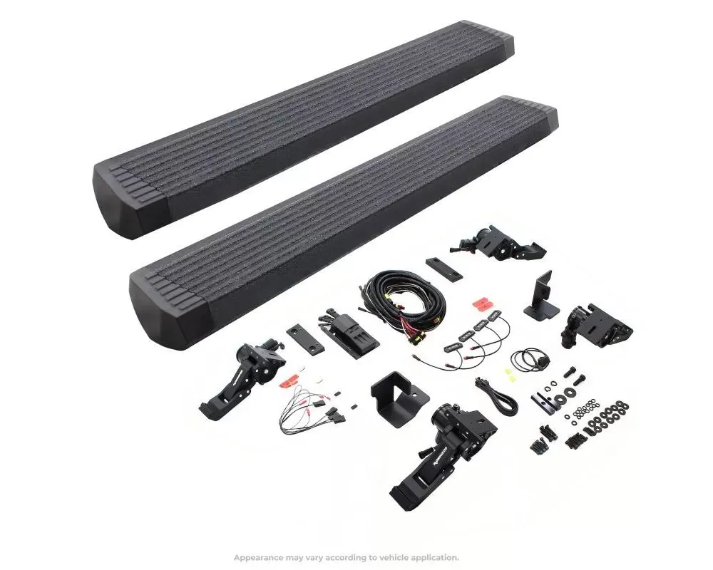 Go Rhino E1 Electric Running Board Kit Bedliner Coating Jeep Wrangler 2dr Sport Utility 2018-2023 - 20492752T