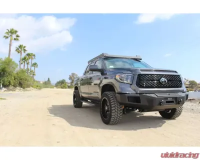 Go Rhino Ceros Low Profile Roof Rack Textured Black Aluminum for 2016-2021 Toyota Tundra - 5933120T