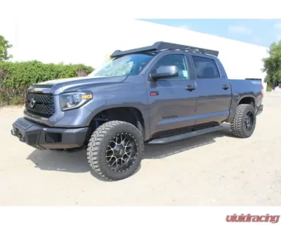 Go Rhino Ceros Low Profile Roof Rack Textured Black Aluminum for 2016-2021 Toyota Tundra - 5933120T