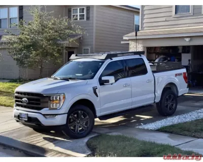 Go Rhino Ceros Low Profile Roof Rack Textured Black for Ford F-150 2021-2023 - 5933140T