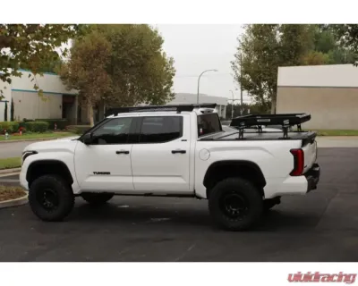 Go Rhino Ceros Low Profile Roof Rack Textured Black Toyota Tundra 4dr Crew Cab Pickup 2022-2024 - 5933180T