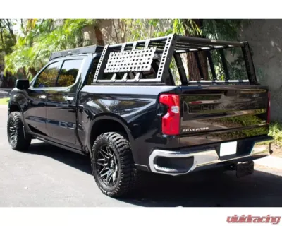 Go Rhino XRS Overland Xtreme Rack Full-Size Trucks Textured Black Ram | Chevrolet | GMC 2014-2024 - 5952000T