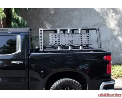 Go Rhino XRS Overland Xtreme Rack Full-Size Trucks Textured Black Ram | Chevrolet | GMC 2014-2024 - 5952000T