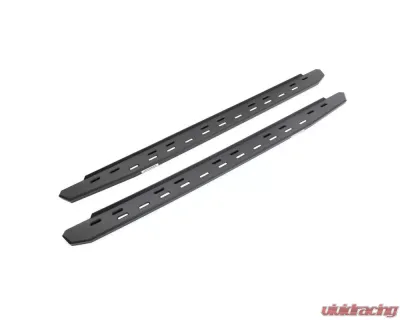 Go Rhino 73" Long RB30 Slim Line Running Boards Only Textured Black Jeep Wrangler | Ford Bronco 2018-2023 - 69600073SPC