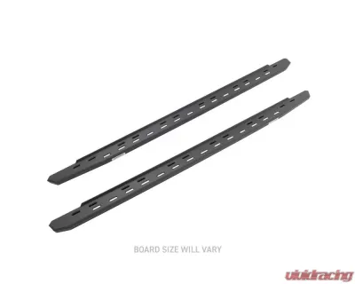 Go Rhino 80" Long RB30 Slim Line Running Boards Only Textured Black Dodge | Ram | Chevrolet 1999-2024 - 69600080SPC