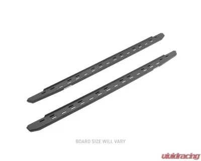 Go Rhino 80" Long RB30 Slim Line Running Boards Only Bedliner Coating Dodge | Ram | Chevrolet 1999-2024 - 69600080ST