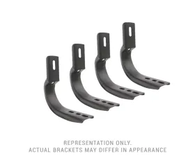 Go Rhino Brackets for OE Xtreme Cab-Length SideSteps For Gasoline Vehicles