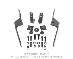 Go Rhino Brackets for RC3 & RC4 LR Skid Plate  Chevrolet 2015-2018