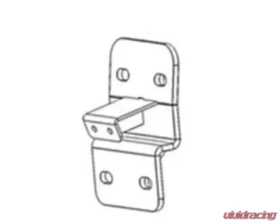 Go Rhino Brackets for Dominator Cab-Length SideSteps - D64299TK