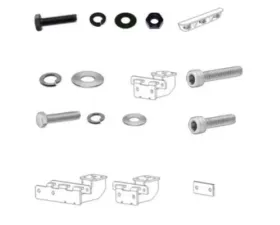 Go Rhino Brackets for Dominator Cab-Length SideSteps