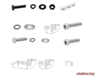 Go Rhino Brackets for Dominator Cab-Length SideSteps - D64526TK