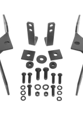 Go Rhino Brackets for RC3 & RC4 LR Skid Plate, Toyota 4Runner 2016-2021, Mild Steel, Textured Black                                     - 565660TK - Image 2