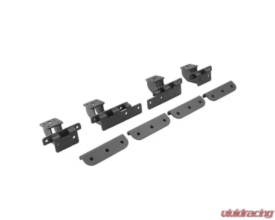 Go Rhino Brackets for Dominator Cab-Length SideSteps Jeep Wrangler 2018-2020 - D64927TK