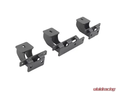 Go Rhino Brackets for Dominator Cab-Length SideSteps Jeep Wrangler 2018-2020 - D64506BTK