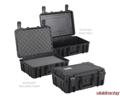 Go Rhino Xventure Gear Hard Case Medium Box 18"x13.7"x7" Black Polypropylene - XG181407