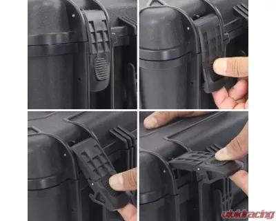 Go Rhino Xventure Gear Hard Case Large Black Box 19.75"x15.75"x7.5" Waterproof - XG201608