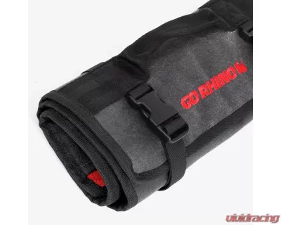 Go Rhino Xventure Gear Tool Roll Small Grey Waxed Canvas with Limited Lifetime Warranty - XG1020-01